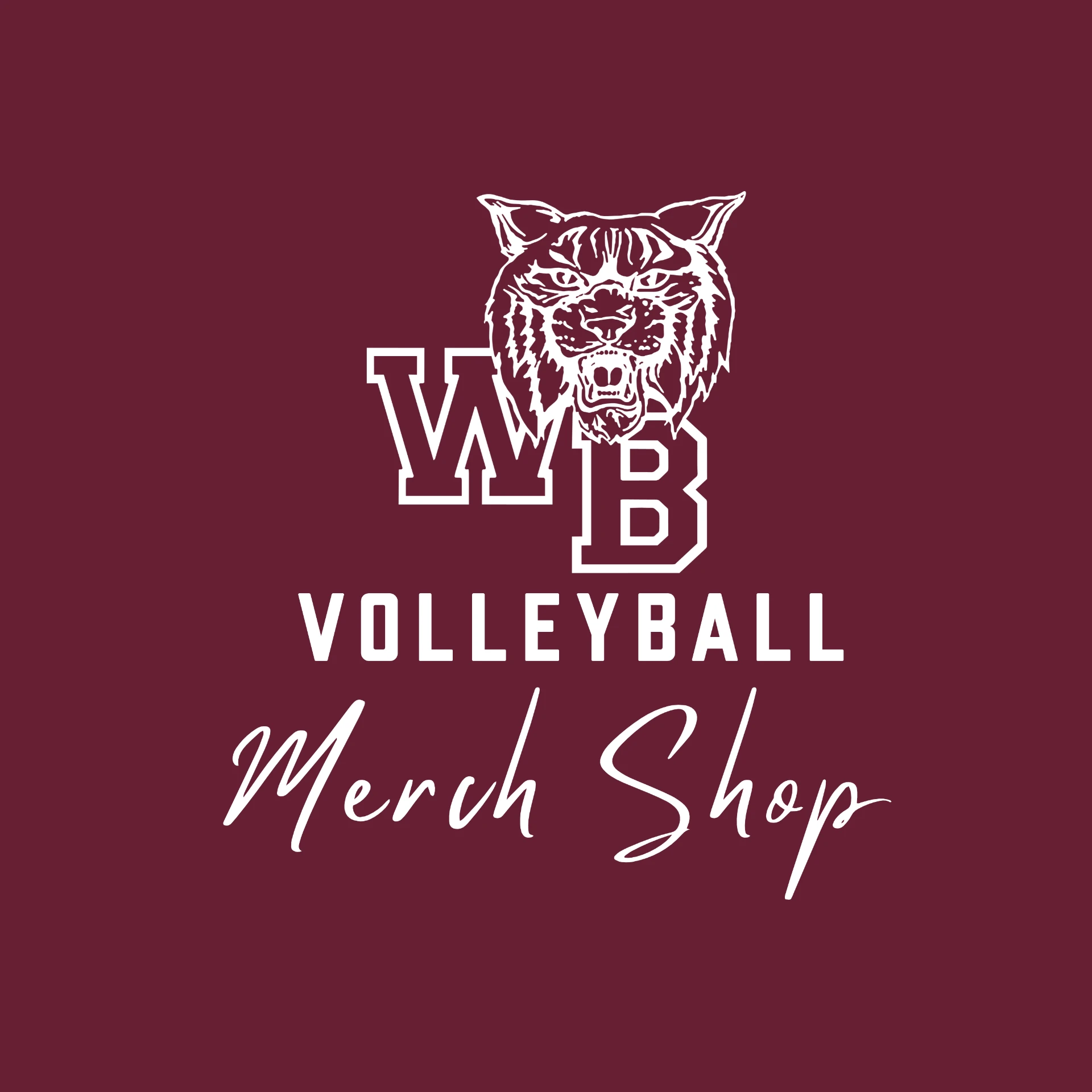 West Bridgewater High School Wildcats Volleyball logo
