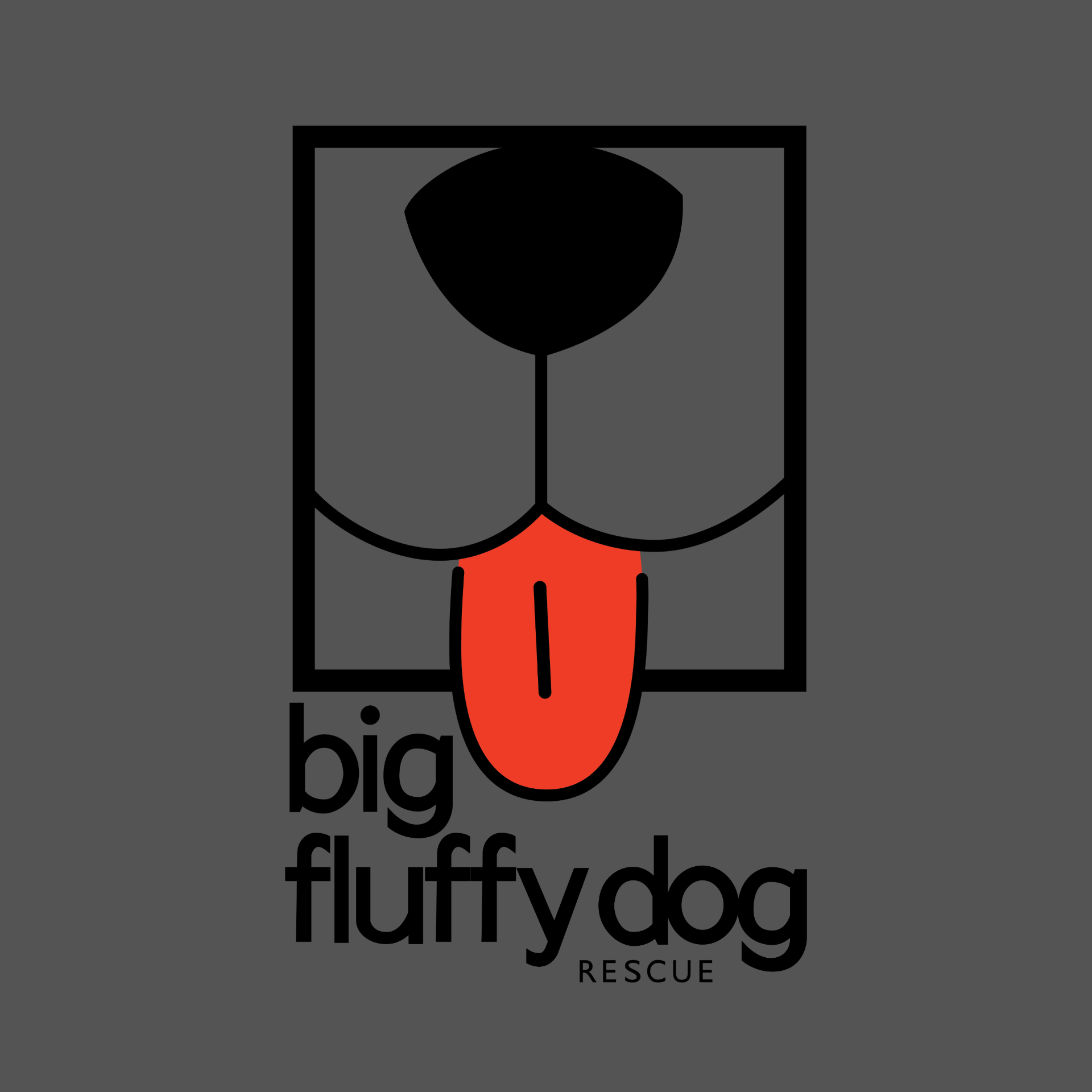 Big Fluffy Dog Rescue logo